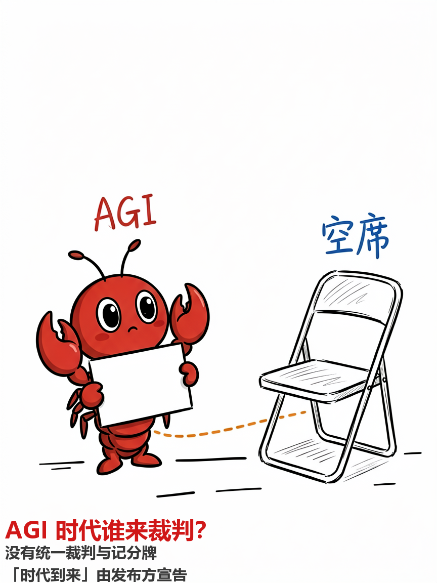 AGI 的裁判席还空着